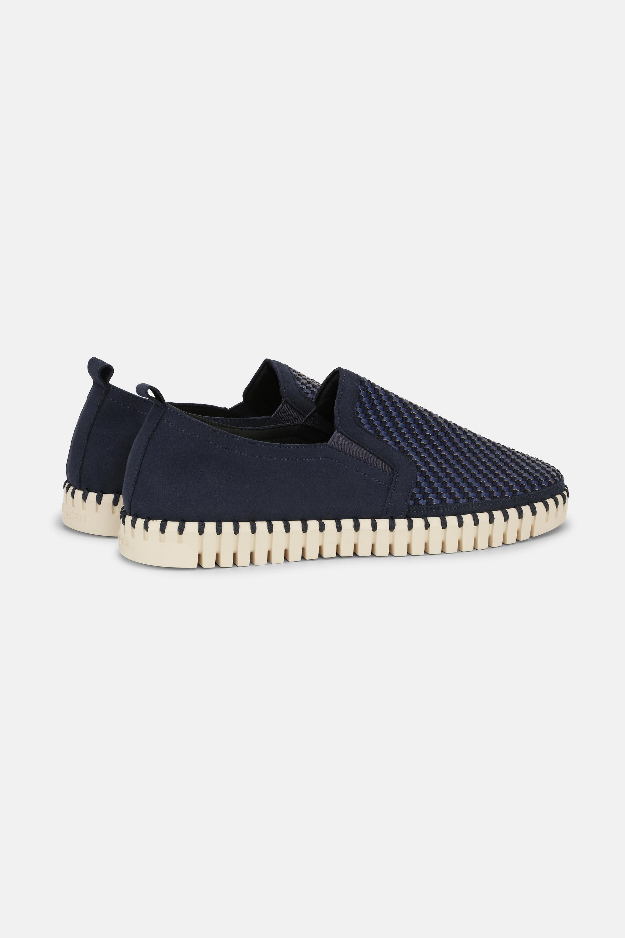 Komfortable Herresko - Dark Indigo Pearled Ivory